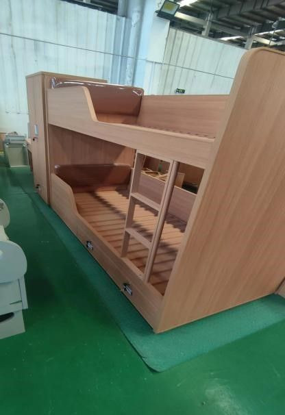 Honeycomb double bunk bed