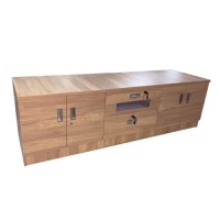 Passenger Ship Furniture Marine Wooden TV Stand Cabinet with Door and Drawers